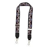 Mikinona Verstellbarer Banjo gurt mit Vintage muster Atmungsaktiver Bequemer Schulterriemen für Banjo Akustik Rutschfest Geeignet für Spieler