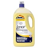 Lenor Professional Weichspüler, 200 Waschladungen, 4 l, Sommerbrise, Unwiderstehliche Weichheit und langanhaltende Frische, für den professionellen Gebrauch
