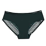 BH Damen Ohne Bügel 2030F BH Bra Ice Taille Mitte verfolgungslose durchsichtige Frauen Spitze große Unterwäsche sexy niedrig Dessous Und Wäsche Selbstgenäht (Green, S)