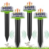 Solar Maulwurfschreck, Königin Ameisenabwehr für Garten und Camping, Gopher, Maulwurfschreck, Gopher und andere Maulwurfschreck