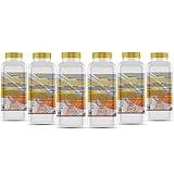 GiDeli Bioethanol 96,6% Geruchlos 6 x 1 Liter - Bio Ethanol für Tischkamin, Kamin Indoor & Outdoor - Rauchfrei und Rußfrei - Aus Mais & Zuckerrüben