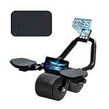 Automatisches Rebound Aabdominal Wheel,Bauchtrainer Roller,Bauchmuskel Roller Rad Kit,Abdominal Roller,Ab Wheel für Bauchmuskeltraining,Bauchroller Bauchmuskeltrainer Wheel,Bauchroller für Anfänger-A