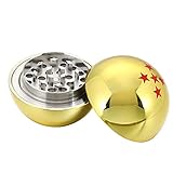 Kräutermühle, Dragon Ball Z Grinder, 3-teilig, 5,1 cm Zinklegierung, Metallmühle, Anime-Grinder Geschenke