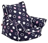 Knorrtoys 73032 - Kindersitzsack - Star Blue pink