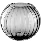 LEONARDO HOME Kugelvase Poesia 13 cm, 038939, Glas, Grau (Graumergel)