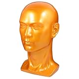 CRILSTYLEO Perücke Mannequinkopf Friseurausbildungsleiter Hut-Mannequin-Kopf Mannequin-Kopfhalter wig stand display perücken Kopf einer männlichen Schaufensterpuppe Mannequin-Kopfständer PVC