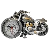 Motorrad Tischuhr Quarz Wecker Vintage: Desktop Uhr Mini Motorrad Desktop Ornament OHNE Akku Stil C Schlafzimmer Wohnzimmer Dekoration Motorliebhaber Kinder Geschenkidee
