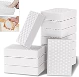 Schmutzradierer Schwamm 8 Stück, (2X verdichtet) Weiß Extra Stark Melamin Zauberschwamm, Multifunktional & Kratzfrei Radierschwamm Putzschwamm für Haushalt, Küche, Bad (10x7x2cm)