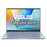 ASUS Vivobook S 14 OLED S5406SA Laptop | Copilot+ PC | 14' WUXGA 16:10 OLED Display | Intel Core Ultra 7 256V | 16GB RAM | 1TB SSD | Intel Arc | Win11 Home | QWERTZ | Mist Blue