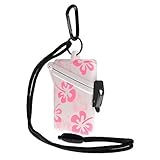 WITZ STRANDSAFE - Wasserdichter Badesafe Strandbox mit Blüten + Karabinerhaken