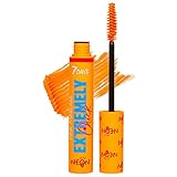 Neonorange Haarmascara UV-glow Perfektes Haarstyling-Tool Ungiftige Farbe Kein Durcheinander für alle Haare Haarfärbemittel Vegane Formel, 10 ml | 7DAYS