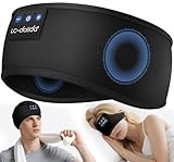 LC-dolida Schlafkopfhörer Bluetooth Schlafen Kopfhörer, Kabellos Sport-Kopfhörer Stirnband 15+ Stunden Lange Spielzeit Leichte Schlafstirnband mit HiFi-Stereo,Ergonomisch Tech Gadgets
