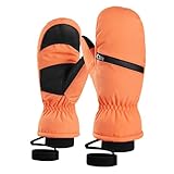Oxtxuzdm Winterhandschuhe Touchscreens Ski Wasserfest Snowboarden Fäustlinge Warm Zum Laufradfahren Wanderski Warmer Snowboard Touchscreens Winter