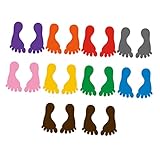 GLSTOY 10 Sets Mit Bunten Fußabdruck-aufklebern Pvc-bodenaufklebern Fußabdruck-aufkleber-set Für Kinder Für Die Inneneinrichtung