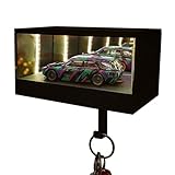 Infinity Garage Keychain Hanger, Wall Mount Front Door Car Key Holder with LED, Infinite Light Illusion, Glowing Garages Car Keys Display, 3D Mirror LED Tunnel Light Key Holder, Cool Christmas for Men