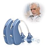 Britzgo Tragbar einfach zu bedienen wiederaufladbar lange Akkulaufzeit hochauflösende Klangqualität Rauschunterdrückungsfunktion (Blau Paar)