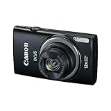 'Canon Digital IXUS 265 HS 16 MP – Kompaktkamera (3 Zoll Display, 12 x optischer Zoom), Schwarz