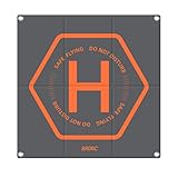 BRDRC 50cm Drohnen-Landeplatz, universal, faltbar, doppelseitig, wasserdicht, Helipad für DJI Mini 4 Pro/Mini 3 Pro/AIR 3/Mini 2/Air 2S/Mavic 3 Pro/Spark/Holy Stone/FIMI X8SE/FPV Combo