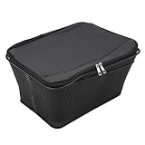 Socobeta Fahrradkorb Hinten, Hochbeständiges, Rostfreies Fahrradtaschen-Set mit 20 Liter Fassungsvermögen Zum Radfahren