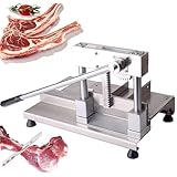 Fleischschneidemaschine aus Edelstahl, leicht zu reinigender Multifunktions-Zerkleinerer für Rippen und Knochen, ideal für gewerbliche und private Küchen