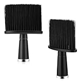 2 Stück Friseur Zubehör Friseur Bürste Nackenpinsel Barber Brush Soft Haarpinsel Barbierbürst Barber Zubehör für Die Reinigung Gebrochener Haare