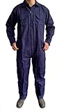 Turners Arbeitsoverall für Herren, Arbeitsoverall, Marineblau, für Lager, Garage, Studenten, Arbeitskleidung, navy, XL
