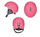 Crivit Skihelm Snowboard Helm Unisex Snowboardhelm Ski Winterhelm NEU OVP Ski Helmet DIN EN 1077/Klasse B (Pink, S/M)