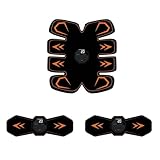 Intelligenter Bauchtrainer, Fitness für die Rumpfkraft, Sixpack-Bauchmuskeltrainingsgerät zur Straffung der Taille AMQ136 (Yellow, 4.6X4.6X1cm)