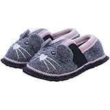 Beck Mädchen Minnie Niedrige Hausschuhe, Grau, 32 EU