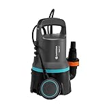 Gardena Schmutzwasser-Tauchpumpe, bis zu 9.000 l/h - Schwimmerschalter, Förderhöhe: 6 m, max. Leistungsdruck: 0.6 bar