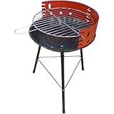 Festival Holzkohlegrill 36x36x52cm Rundgrill Standgrill Camping Garten Grill