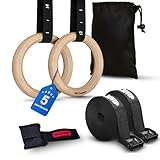 NEOLYMP Turnringe Outdoor – Gymnastikringe - Optimaler Grip und Haltbarkeit - Schweiß aufnehmend - Turngeräte für Zuhause & Outdoor Training - Ringe Turnen - Calisthenics Ringe