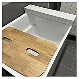 Luxuriöses Spa-Badewannentablett, faltbar, staubdicht, Badewannenablage, Isolierdeckel zum Lesen, multifunktionaler PVC-Auslöser (75 x 165 x 1,2 cm)