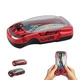 Handheld Racing Car Spiel für Kinder, Handheld Spielkonsole im Auto-Design – Kompakte Retro Handheld Konsole mit Spielspaß für Jungen und Mädchen, Mini Spielekonsole mit Gaming-Lenkrad