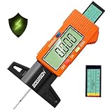 GODESON Oranger Digitaler Reifenprofiltiefenmesser, 0-25,4 mm Zoll Reifengauge Digital mit großem LCD-Display und blauem Digitaler Profiltiefenmesser für Reifen für Autos, Lastwagen, Motorräder