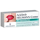 Aciclovir HEUMANN Creme: Zur Behandlung von Lippenbläschen und Beschleunigung des natürlichen Heilungsprozesses, 2 g Creme