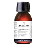 Naissance Süßes Mandelöl (Nr. 215) 100ml - Vegan, Gentechnikfrei - für Haar und Körperpflege, Aromatherapie und als Basisöl für Massageöle