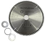 Hunricho Hartlegierungssägeblatt210x2.4x30mmfürHolzbearbeitung/Kunststoffschneiden, geeignet für Kreissägen/Tischsägen (210x2.4x30mm)