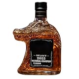 Krokodilgläser -Stylischer Whiskybehälter Nachfüllbar Transparentglas Gießdüse | Vielseitige Getränkeaufbewahrungsflasche für Öl, Soda, Weinbar, Küche, elegante transparente Karaffe