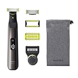 Philips OneBlade Pro 360 Face & Body - Elektrischer Bartschneider, Rasierer und Bodygroomer, 360-Klinge, Original-Klinge, Präzisionskamm mit 14 Längeneinstellungen, Körper-Kit, Reisetasche, QP6551/30