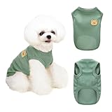 FFWTPY Hundekleidung Atmungsaktives Shirt Niedlicher Bär Muster Weiche Weste T-Shirt Frühling Sommer Hundekleidung Haustier Kleidung Haustierliebhaber Essentials