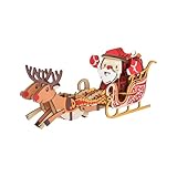 TRACYE Weihnachtsset 3D Holzpuzzle,Mechanische Konstruktion Bastelmodell Bausatz,Selbstorganisation Brainteaser Spielzeug,Einzigartiges Geschenk