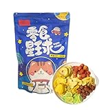 BaiLiSnacky Knusper-Obstmix 250g Mit 6 Früchten | Knusprig| Vegan| Perfekt Als Snack Müsli-Topping Oder Backzutat 100% Natürlich