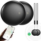 Schlüsselfinder Air Tracker Smart Tag - 2 Stück, Objektfinder, Kompatibel mit der App Wo ist? (nur iOS), Weltweiter Tracking, Austauschbarer Akku, Tracker für Schlüssel/Koffer/Taschen