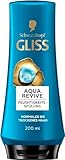 Gliss Spülung Aqua Revive (200 ml), Haarspülung mit Hyaluron-Komplex & Meeresalge für normales bis trockenes Haar verleiht eine Extraportion Feuchtigkeit & gesunden Glanz