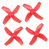 LRXIYODE 4 Stück Teiliges Propeller für Rc Quadcopter Leichte Rotorblätter Geräuscharme Flugzeugschrauben Kompatibel mit Mini Drohnen Einfache Montage und Hohe Stabilität