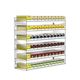 Suixtil Zigarettenregal mit Automatischem Pusher - Acryl Display Rack für Wand & Theke im Einzelhandel (Lagerung & Präsentation)(61.5x28.4x69cm)