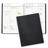 Terminplaner 2025 2026 von SmartPanda - Wochenplaner A5, Schulplaner – Softcover Tagebuch, 30 Minuten-Intervalle – Juli 2025 - August 2026 - auf Deutsch