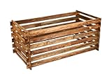 Komposter Kompostbehälter Holzkomposter Hochbeet Garten 140x70x60 cm Werth-Holz