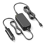 Outtag 100W USB C Laptop Auto Ladegerät 12-24V KFZ Laptop Ladekabel Netzteil für MacBook Pro Lenovo Yoga Thinkpad HP Samsung LG Asus Acer Huawei Honor LG Sony Dell Google und weitere Typ C Geräte